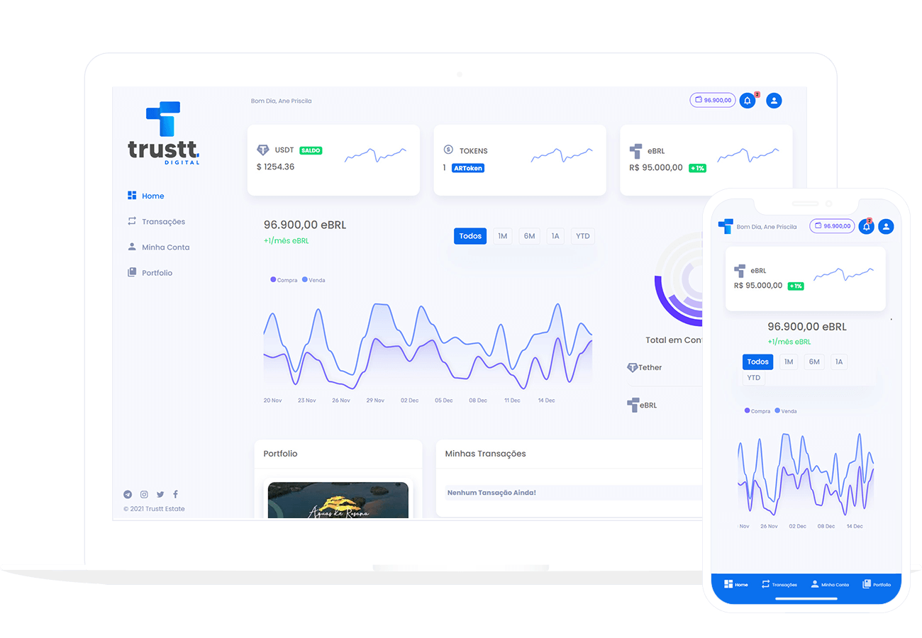 Trustt Platform Mockup